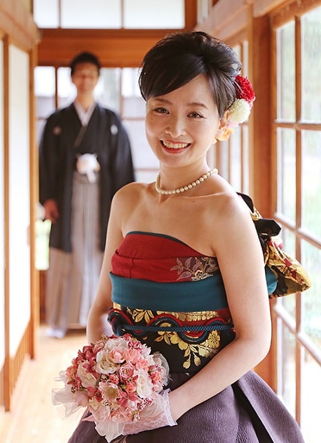 和装結婚式の魅力を引き出す着物ドレス - オリエンタル和装プリンセス